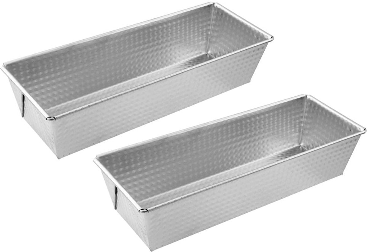 Set van 2 cakevormen 30 x 11,5 cm Zenker Silver