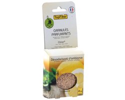 Set van 4 zakjes geurende korrels voor stofzuiger met citroengeur TopFilter