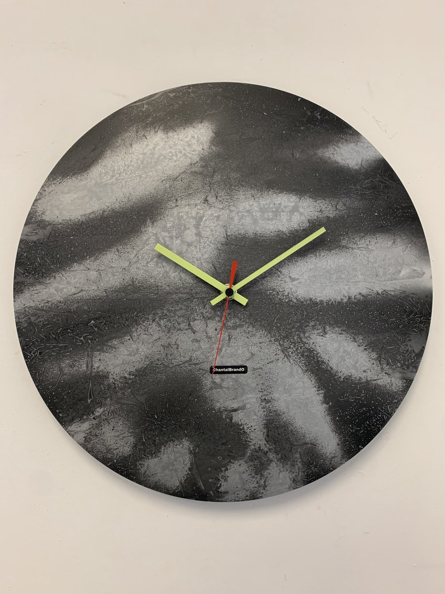 ChantalBrandO Wandklok BRETAGNE XL Modern Industrieel Design
