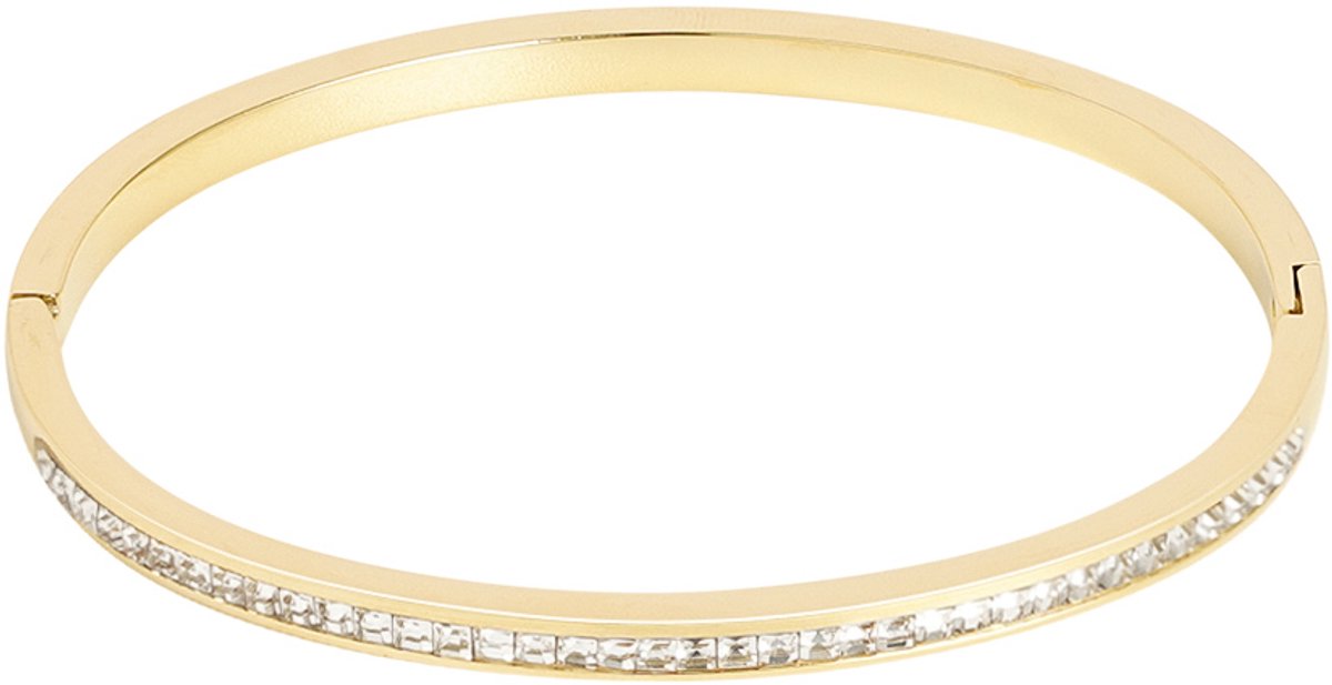 Bracelet Thin Stones - Goud
