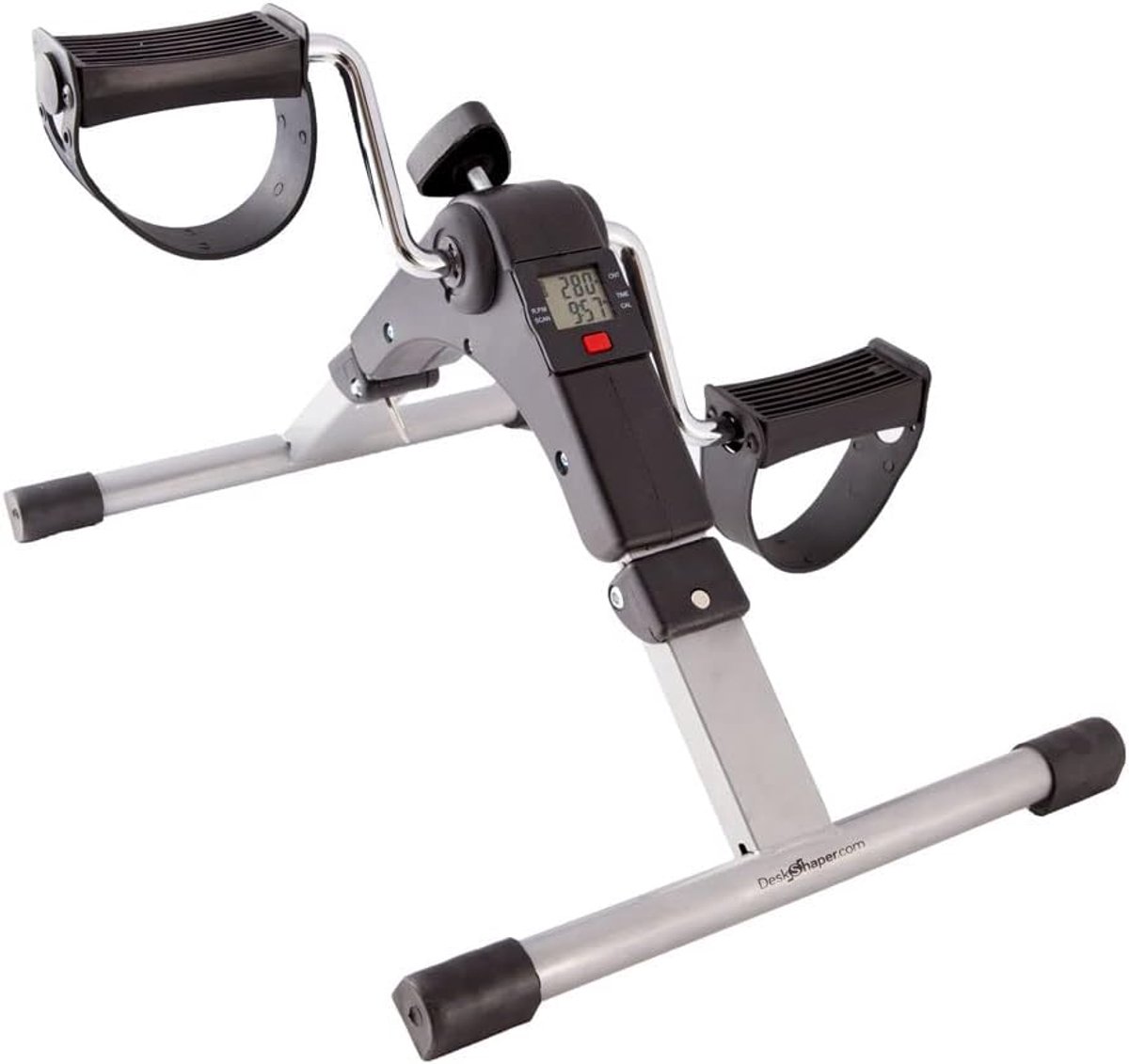 Inklapbare Pedaaltrainer | Mini Bureaufiets met Display voor Thuisgebruik