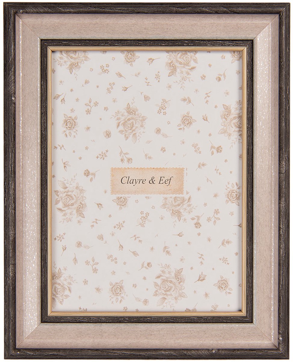 Clayre & Eef Fotolijst 13x18 cm Bruin Kunststof
