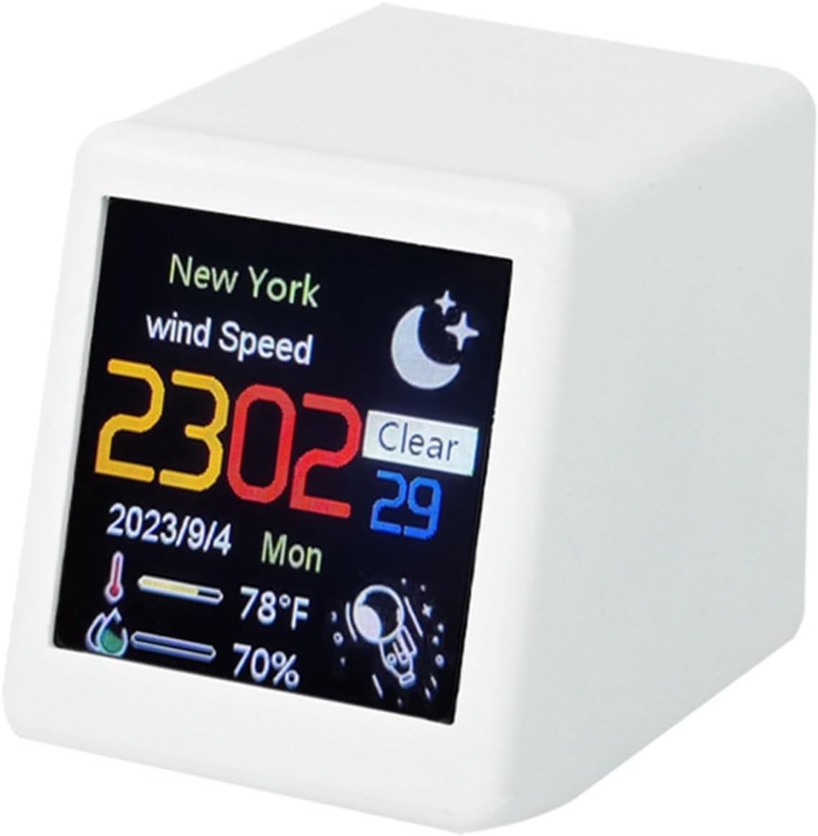 Weerstation met Groot Display en Sfeerbarometer voor Smart Wifi