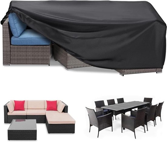 XDPBLM Housse De Protection Pour Mobilier De Jardin - 100x80x85cm/LxWxH 420D Oxford Tissu Imperméable Housse Table De Jardin Avec Corde Pour Couvrir Toutes Sortes Meubles De Patio Extérieur