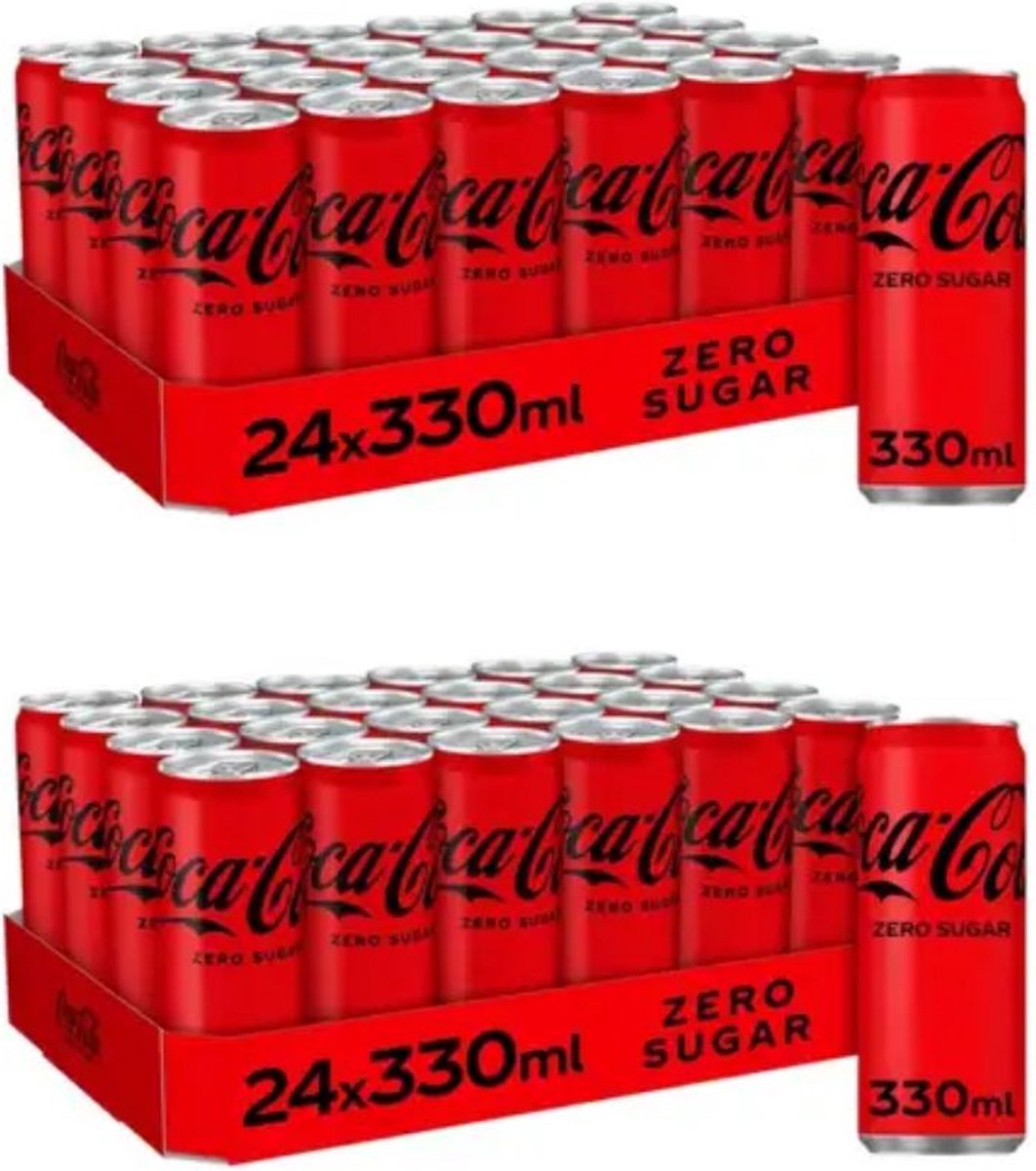 Coca Cola - Zero - sleekcan - Duo Pack - 48 x33 cl - NL