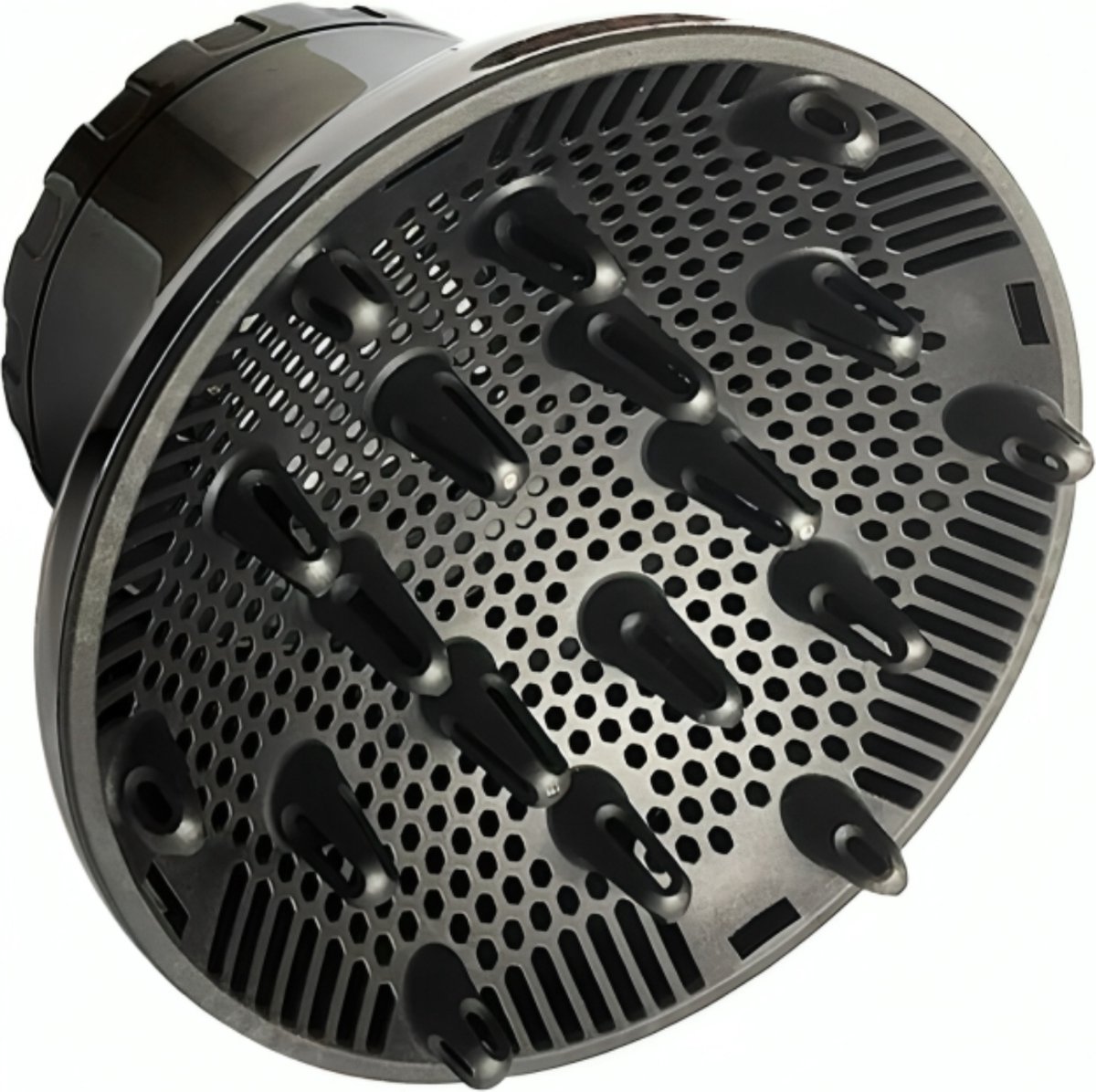 VELTRR® Diffuser Opzetstuk - Krulborstel voor Fohn Universeel - Multistyler - Zwart