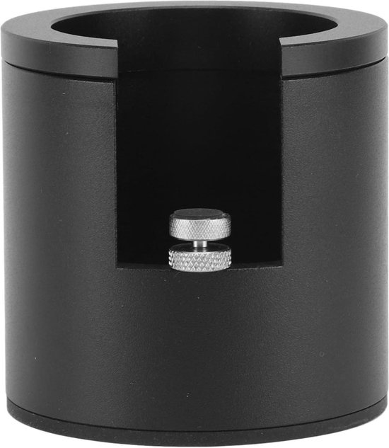 TOPINCN Koffie Tamper Base Damper Base Roestvrij Staal Duurzaam Handvat Koffie Poeder Zitkussen Stand Rack Anti-roest Zwart
