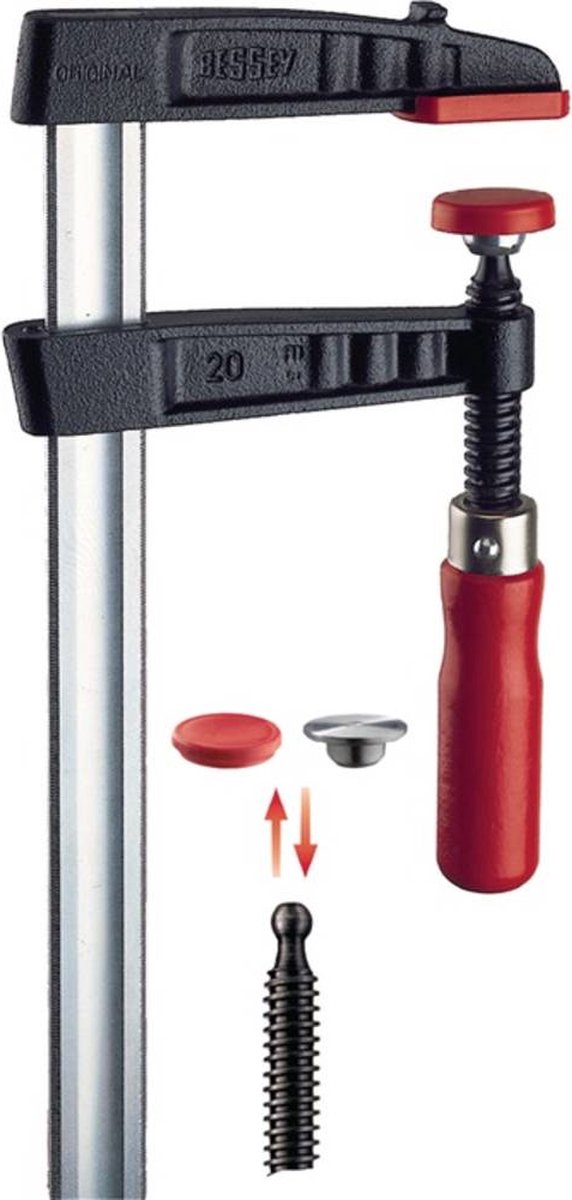 Bessey Lijmtang Tgk100 - 1000 x 120 mm