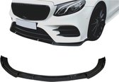 Front Lip compatibel met Mercedes E Klasse W213 (2016-2020) Glans Zwart