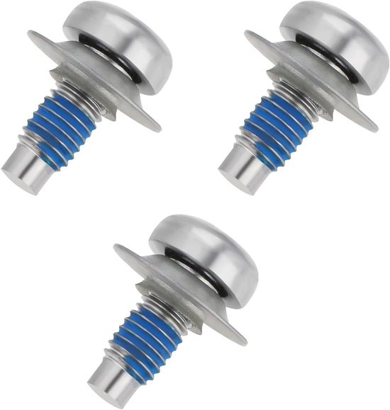 Torx schroef zwart verzonken M6x50mm RVS 316 (A4) | 10 stuks
