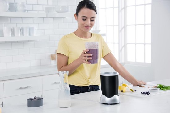 Blender Glazen Kan - Krachtige Blender - Met Glazen Kan - Smoothie Blender - 700 ml / 600 W - Smoothie Maker - RVS - Blender To Go - Variabele Snelheid - Met Glazen Reservoir - Warme en Koude Bereidingen — afbeelding 4