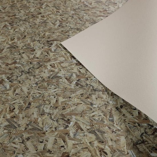FLOORDIREKT Vloerbedekking - PVC vloeren 3D - Osb - 200 x 450 cm