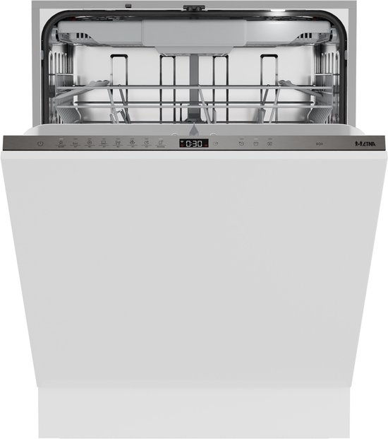 ETNA VW342CP – Volledig geïntegreerde vaatwasser – 16 couverts – Energieklasse A -10% – 42 dB – Nachtprogramma – ConnectLife – Automatische deuropening – 60 cm