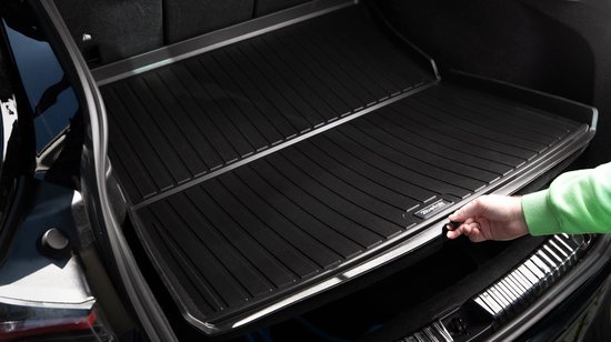 TLECTRIC Kofferbakmat voor Tesla Model Y 2022-2024 en vanaf 2025 juniper – waterdicht, hoge rand, perfecte pasvorm – voor kabelvak achter