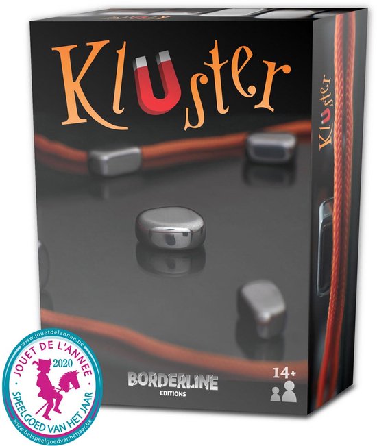 Kluster - Gezelschapsspel - Magnetenspel - 1 tot 4 spelers - vanaf 14 jaar