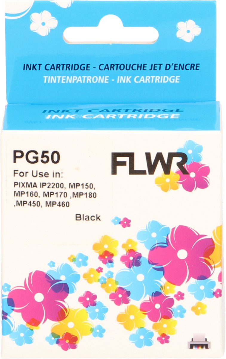 FLWR - inktcartrige / PG-50 / zwart - geschikt voor Canon
