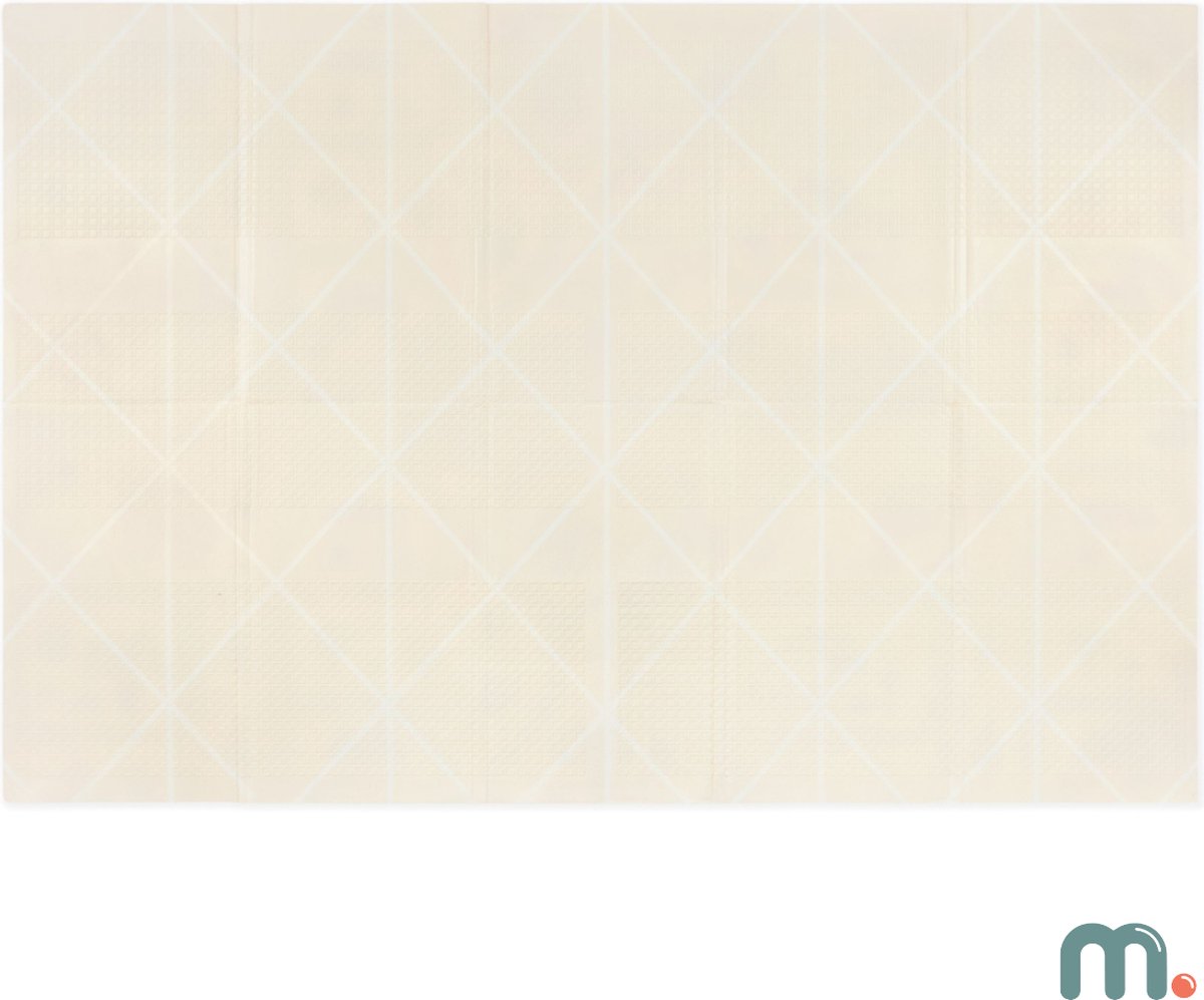 Mamabrum Dubbelzijdige Speelmat Vouwmat - 180 x 120 cm - Stad/Zandbeige — afbeelding 8