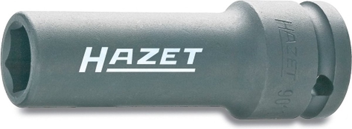HAZET Krachtdopsleutel 902SLG-17 · 1/2 inch (12,5 mm) vierkant hol · Buiten-zeskant-tractieprofiel · SW 17 mm