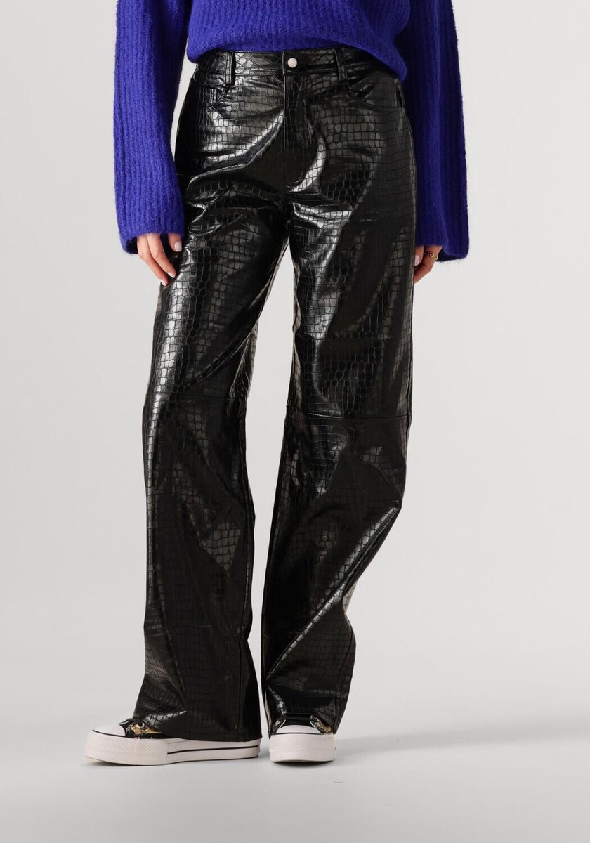 EDITED Celina Trousers Broeken Dames - Zwart - Maat 42