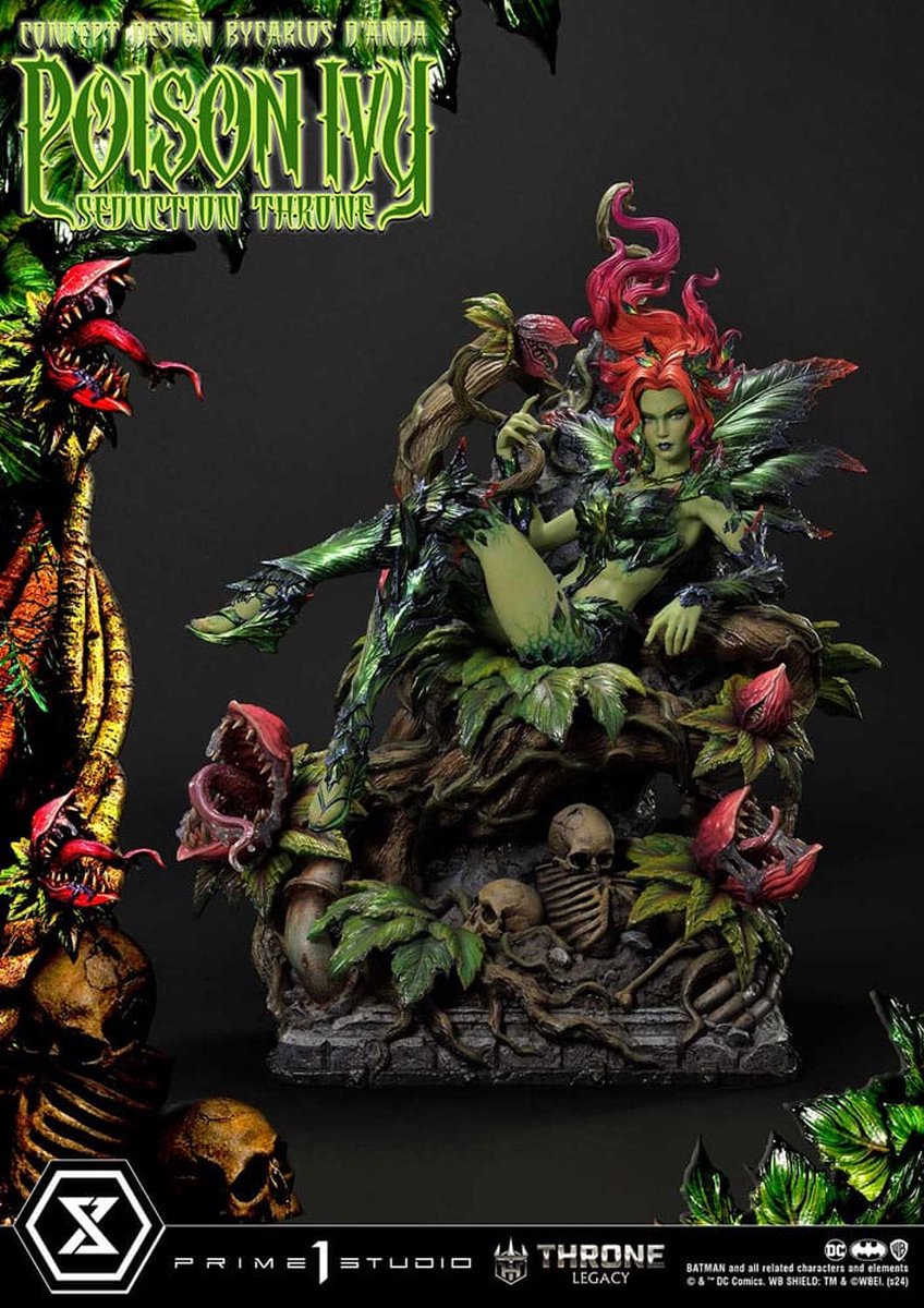 Prime 1 Studio DC Comics Throne Legacy Collection Statue 1/4 Batman Poison Ivy Seduction Throne 55 cm Beeld
