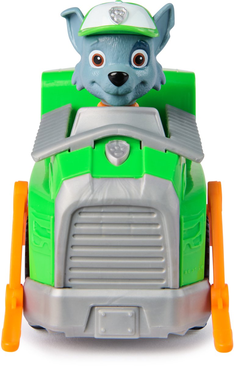 PAW Patrol - Rocky's Recycle Truck - speelgoedauto met speelfiguur - 80% gerecycled plastic - duurzaam speelgoed — afbeelding 22
