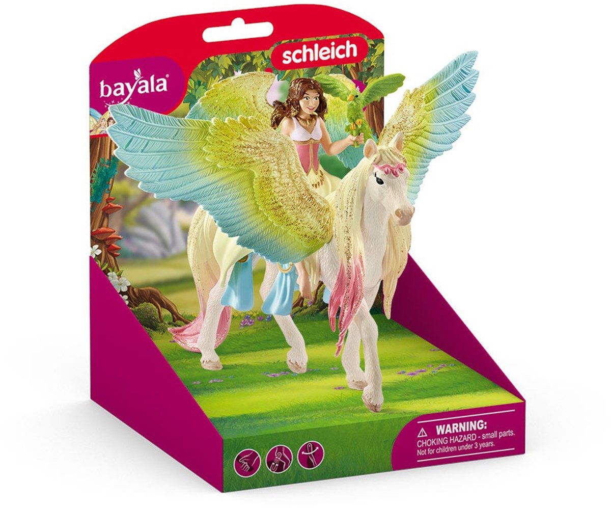 schleich BAYALA - Surah met glitterpegasus - Speelfiguur - Kinderspeelgoed voor Jongens en Meisjes - 5 tot 12 jaar - 70566 — afbeelding 5