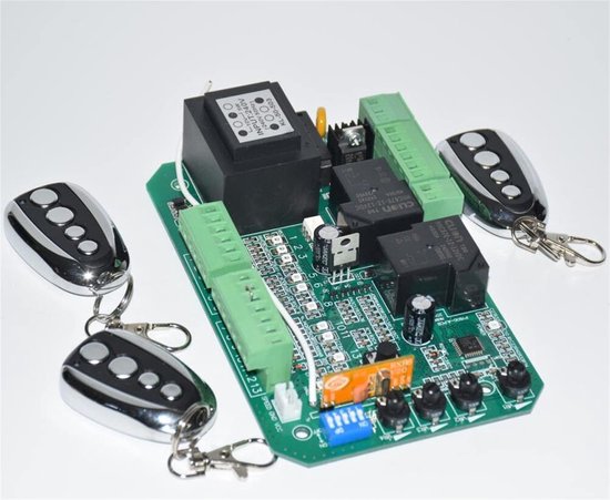 Poortopener, Soft Start Smart Circuit Board Controlekaart Moederbord Plaat for Schuifpoort Opener Motor (PY600acn SL600 SL1500)(Kit 3 rt19