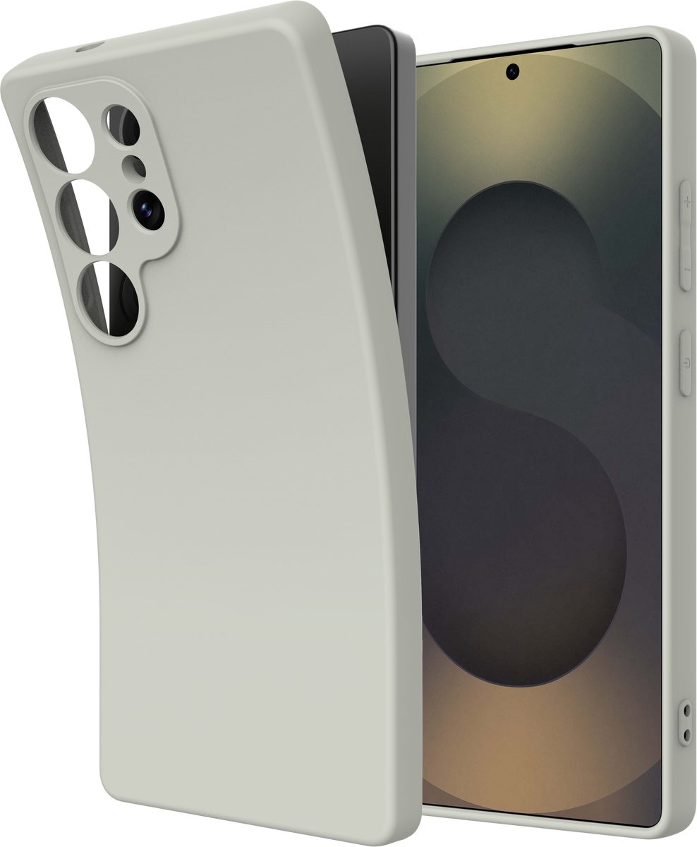Cazy hoesje geschikt voor Samsung Galaxy S25 Ultra Hoesje - Color Backcover - Ivory