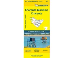 Charente / charente - maritime 11324 carte ' local ' ( France ) michelin kaart