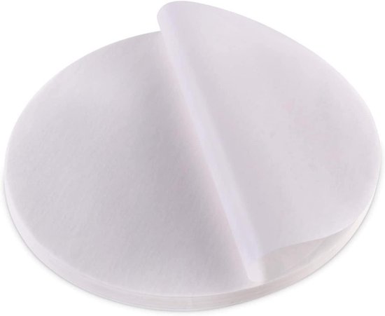 Hugwish 1000 stuks steakpapier rond 11,5 cm, bakpapier 11,5 cm voor steakpers fijngehakte steak machine