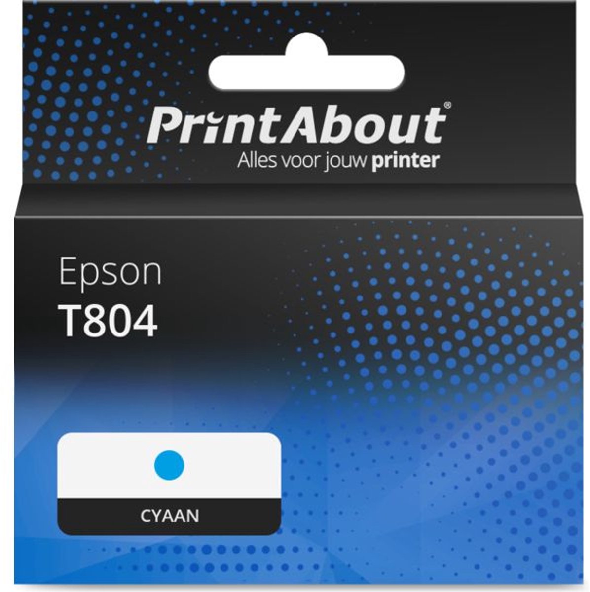 PrintAbout Huismerk Epson T8042 Inktcartridge Cyaan