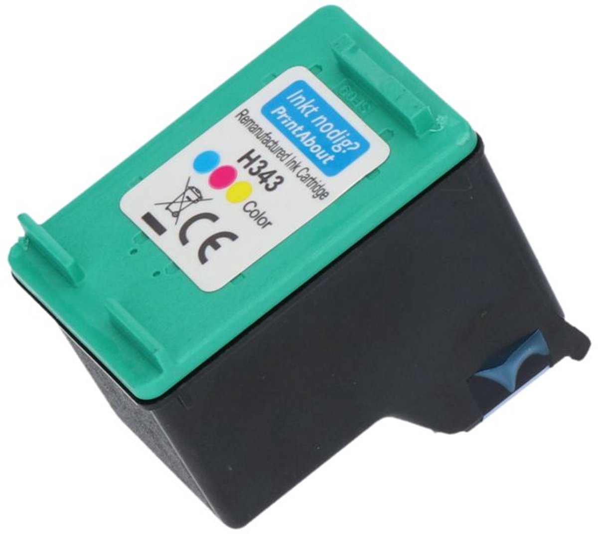 PrintAbout Huismerk HP 343 (C8766EE) Inktcartridge 3-kleuren