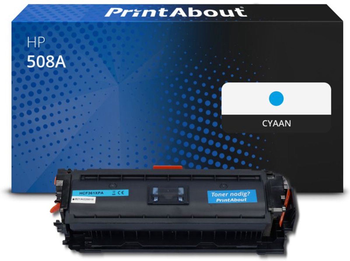 PrintAbout Huismerk HP 508A (CF361A) Toner Cyaan