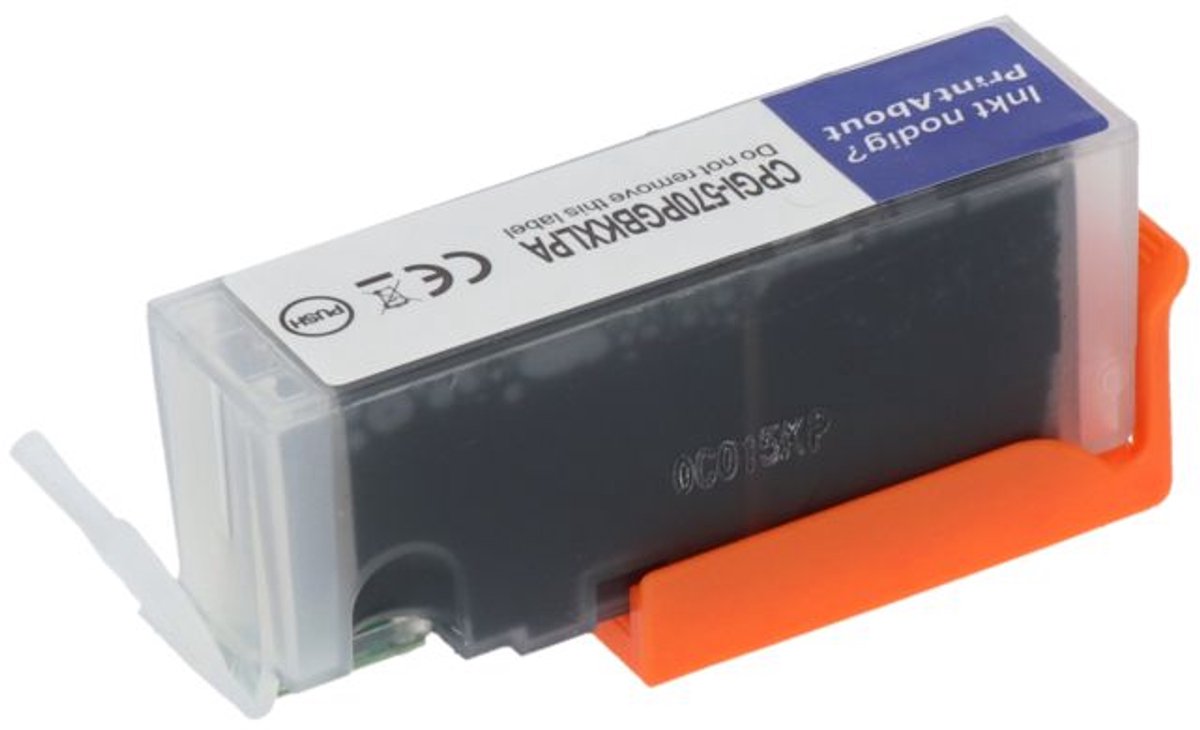PrintAbout huismerk Inktcartridge PGI-570PGBK XL Zwart Hoge capaciteit geschikt voor Canon