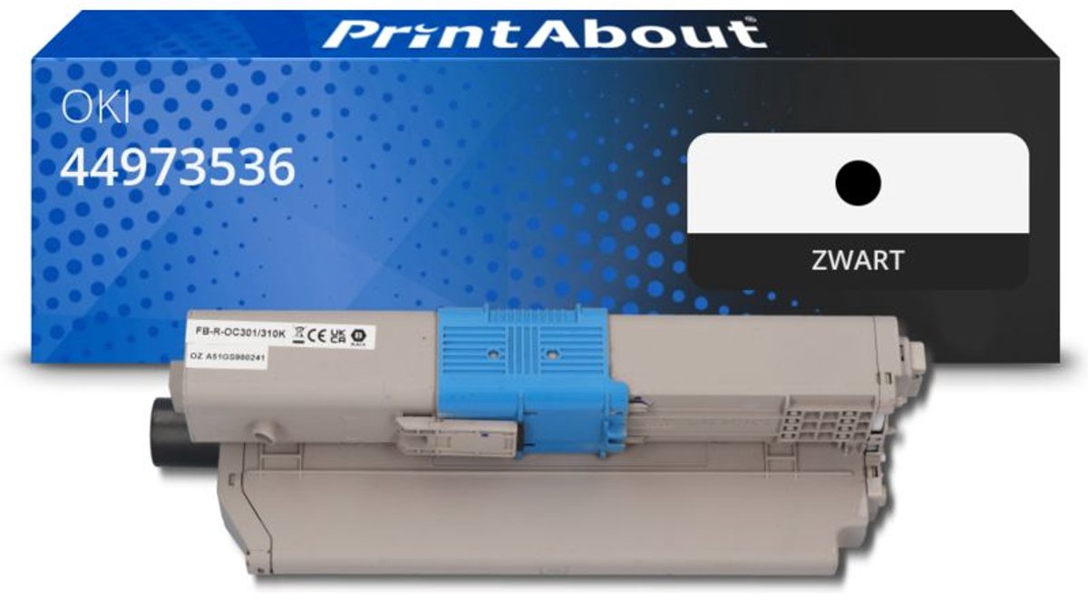 Oki 44973536 toner zwart Huismerk