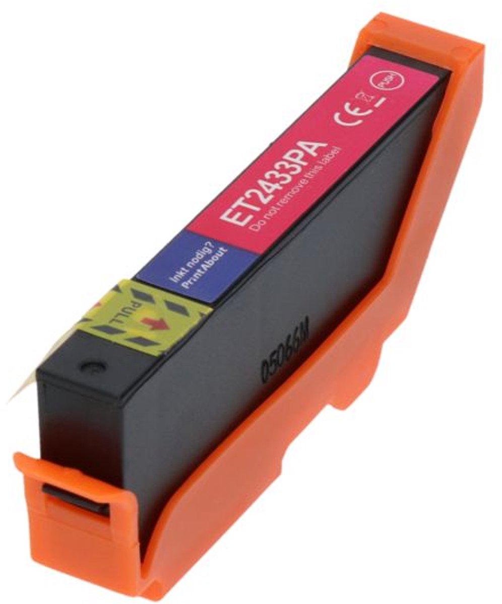 PrintAbout huismerk Inktcartridge 24 (C13T24234012) Magenta geschikt voor Epson