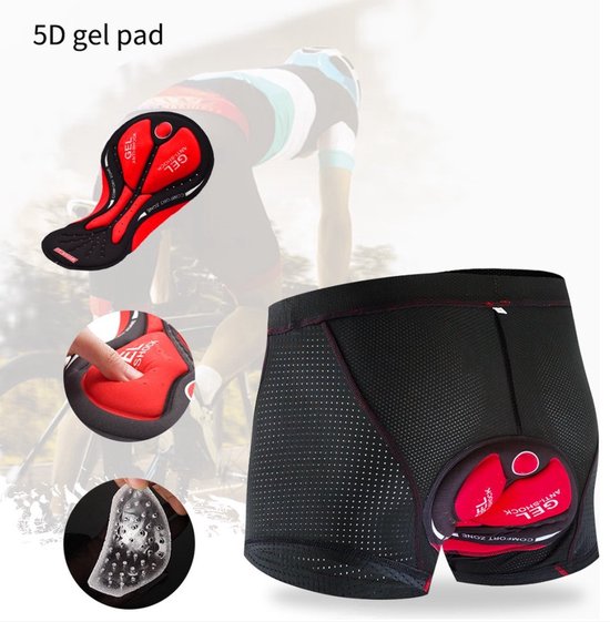Fietsonderbroek met Gel Dames Heren - Fietsondergoed - E bike - Fietsbroek - XL - LOUZIR — afbeelding 3