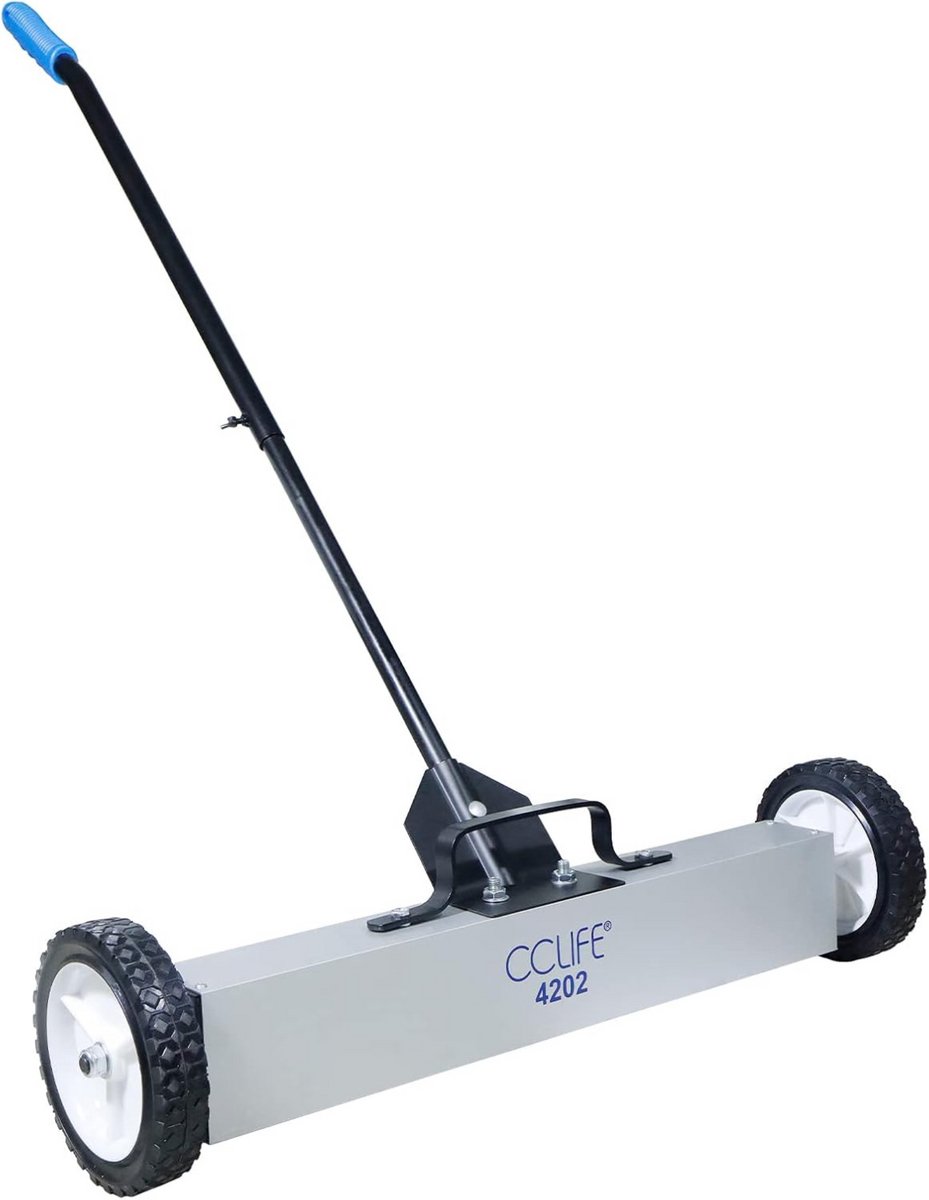 CCLIFE Magneetbezem - 60CM Magnetische bezem Sterk Maximaal 23KG Uitschuifbare steel - Magnetische bezem - bezem