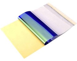 10 stuks Transferpapier en Yazas Tattoo Transfer Stencils Handleiding | Tattoo A4 papier Carbon Transfer Papier | Grafiet Overtrekpapier voor tatoeage hobby kinder tekeningen zelf Art kopieren of overtrekken tekenpapier