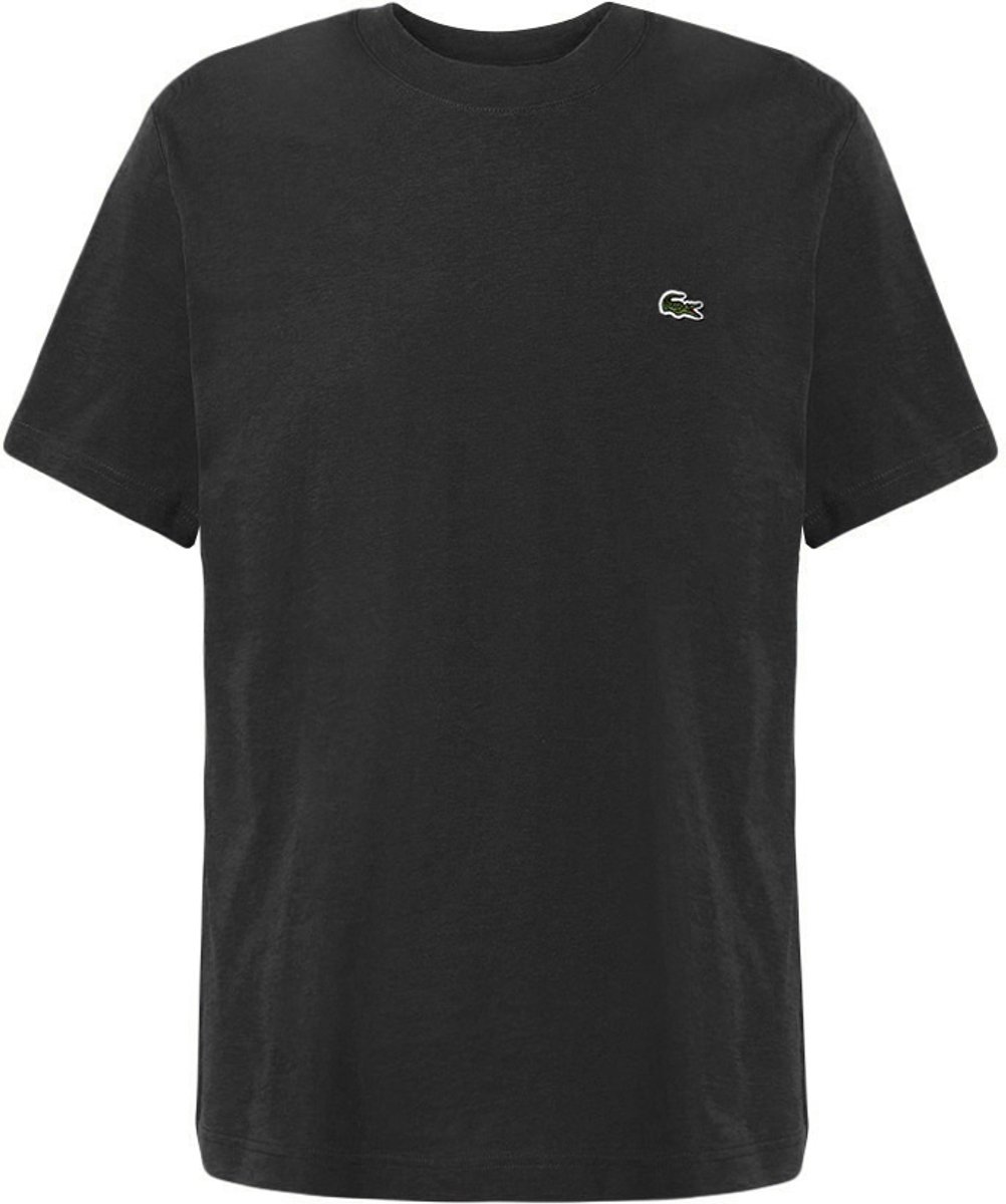 Lacoste heren O-hals shirt crocodile logo Zwart