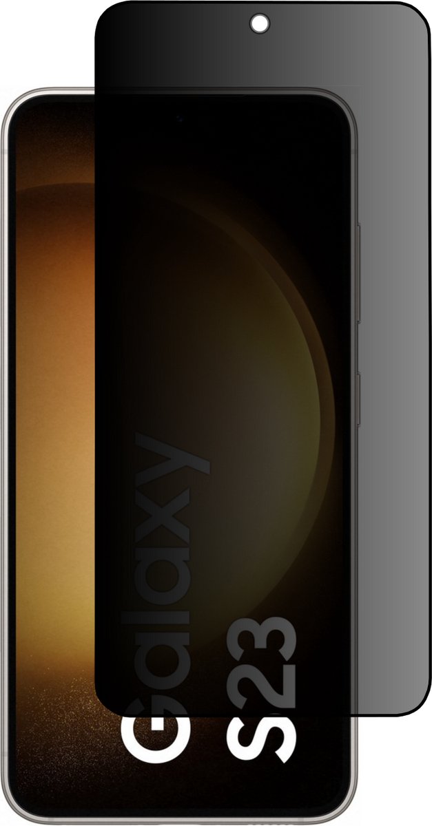 Privacy Screenprotector Geschikt Voor Samsung S23 - Volledige Beschermglas - PREMIUM Tempered Glass - 1 stuk