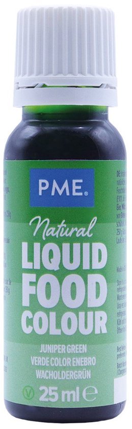 Colorant alimentaire PME Natural Green Green Liquid 25g | bol