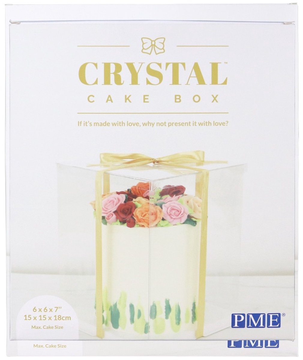PME Crystal Cake Box - 15cm