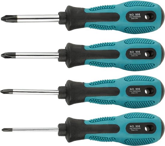 4-delige Y-type Schroevendraaierset, Y-vorktype Schroevendraaier, Precisie Magnetisch Multifunctioneel Handgereedschap, Y-type Driepuntsschroevendraaierset