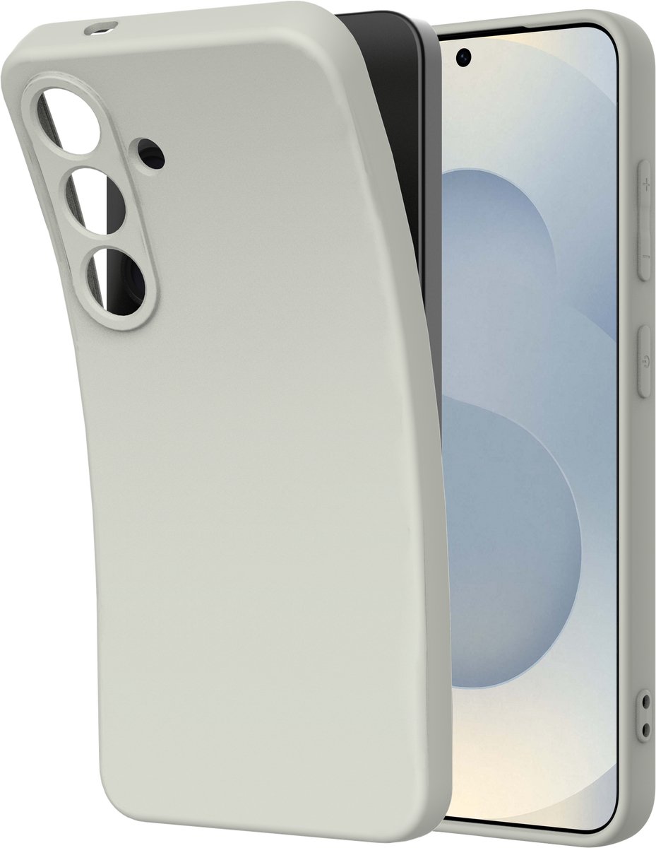 Cazy hoesje geschikt voor Samsung Galaxy S24 Plus Hoesje - Color Backcover - Ivory