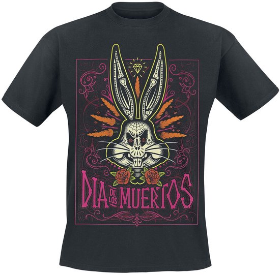 Looney Tunes Dia De Los Muertos Heren T-shirt - zwart - L