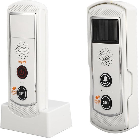 Wireless Solar Powered Doorbell Intercom - 2000M Ultra Long Distance ...