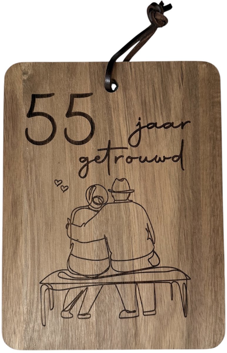 55 jaar getrouwd - Smaragd - 55 jaar huwelijk - 55 jaar getrouwd cadeau - 55 jaar getrouwd versiering - Trouwdag - Trouwdag cadeau - Huwelijkscadeau - Trouwdag jubileum - Jubileum huwelijk