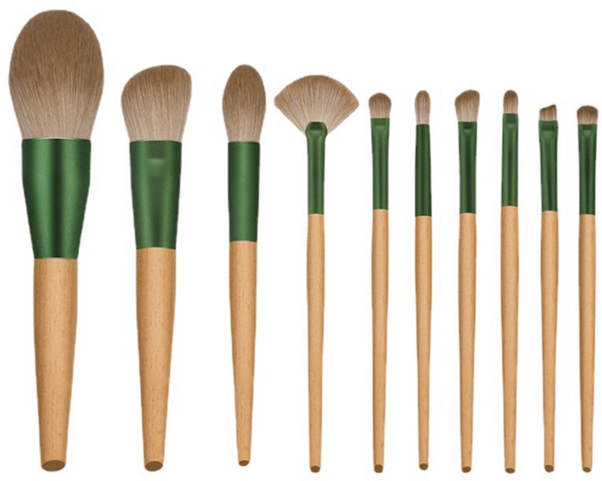 YUBBI Make Up Borstels - 10 delige Kwastenset - Professionele Makeup Kwasten - Visagie - Allround Makeup Brush Set