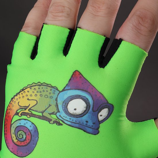 Gant Chiba Cool Kids Summer Chameleon - taille S - Gant de cyclisme - Enfants - Chameleon